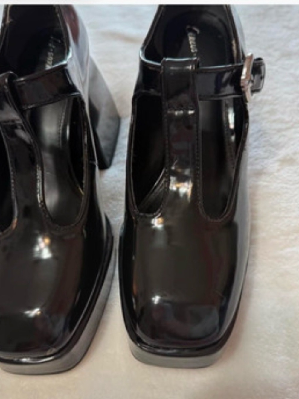 Sam Edelman Black Mary Jane Block Heels - Picture 3 of 3